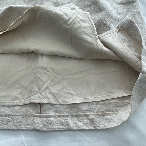 NWT Entro 100% Linen Dress Fully‎ Lined Size Large Spaghetti Straps Neutral - Picture 8 of 10